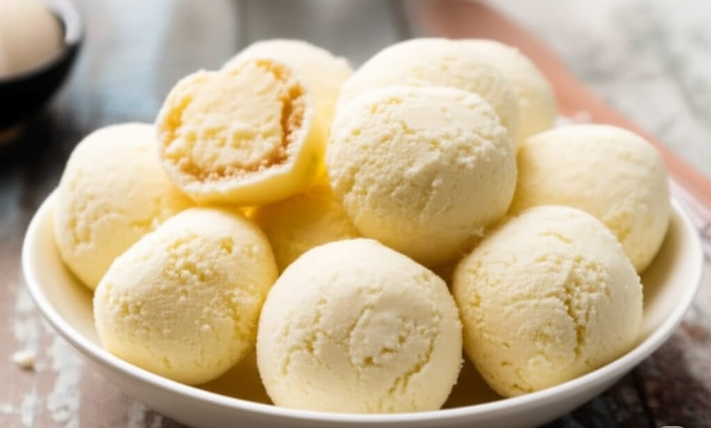 Milk Sweet (Rasagulla) Simple Recipe 